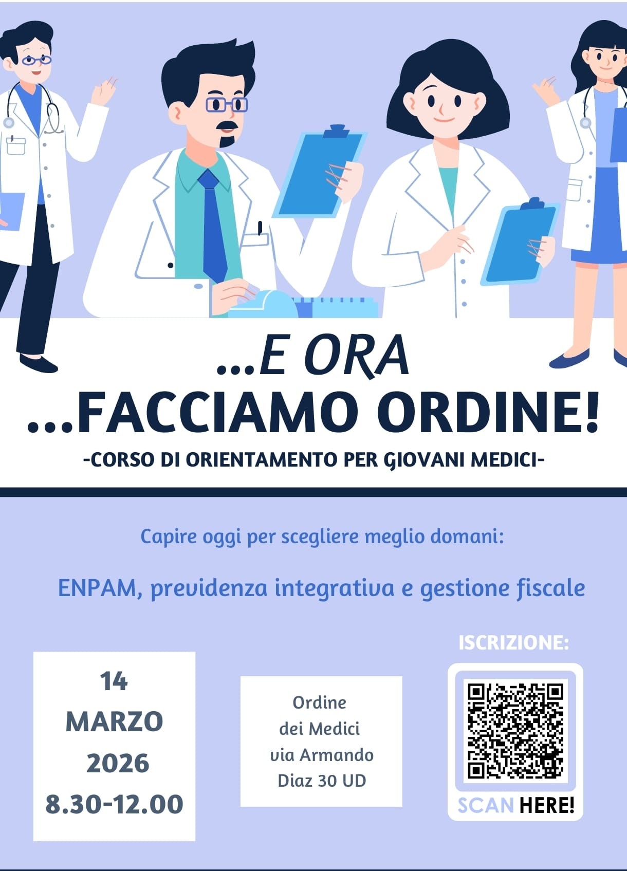 Clicca per accedere all'articolo E ora...Facciamo Ordine! Corso di orientamento per giovani Medici